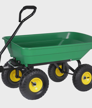 Robuuste Transportkar met Kantelfunctie - Ideaal voor Tuin, Camping & Strand