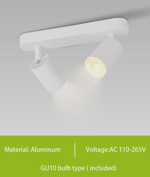 Verstelbare GU10 LED Spot Plafondlamp - Keuze uit 2, 3 of 4 Spots