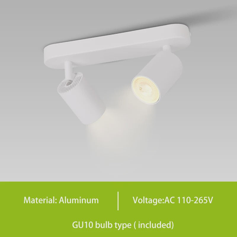 Verstelbare GU10 LED Spot Plafondlamp - Keuze uit 2, 3 of 4 Spots