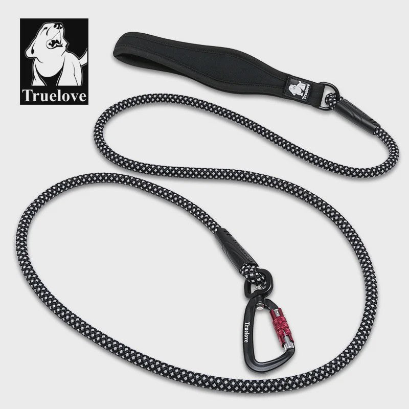 TrueLove Nylon Hondentuig met Reflecterende Haak en Neopreen Handvat