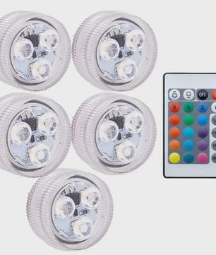 Waterdichte LED Lampjes op Batterijen met Afstandsbediening - 16 Kleuren