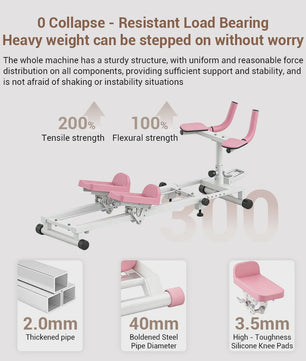 Verstelbare Core Trainer & Abdominal Workout Machine voor Thuis Fitness
