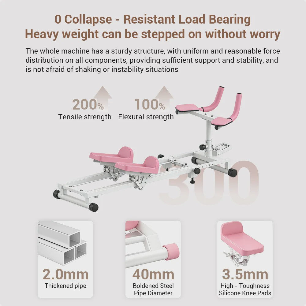 Verstelbare Core Trainer & Abdominal Workout Machine voor Thuis Fitness