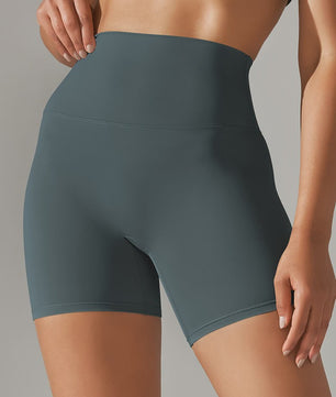 Dames Sportshorts Hoge Taille Squat Proof - Sneldrogend voor Yoga, Fitness & Fietsen