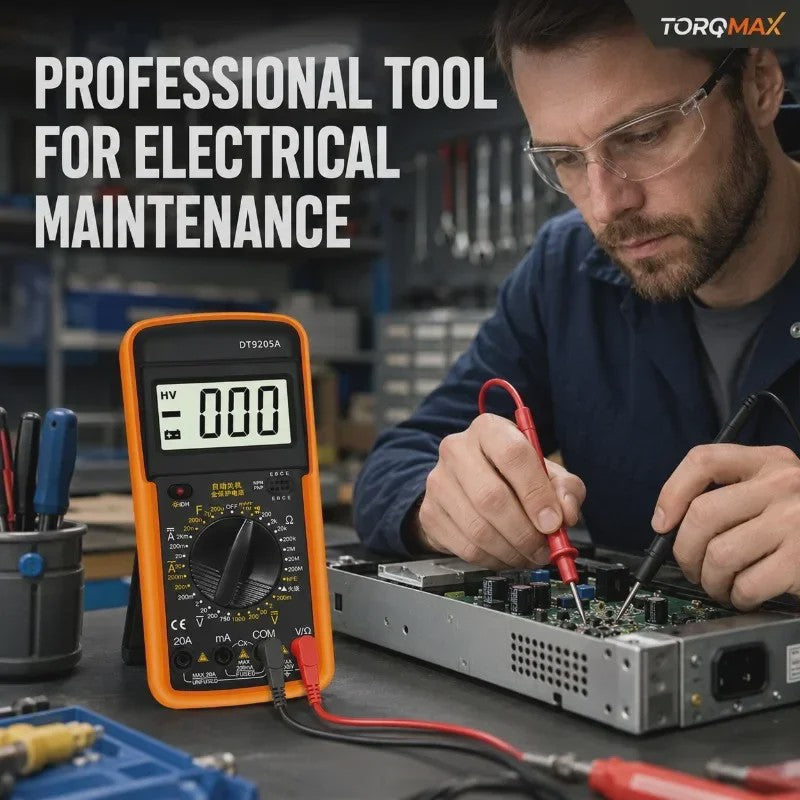 DT-9205A Digitale Multimeter - Draagbaar, Veilig & Betrouwbaar