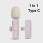 Draadloze Lavalier Microfoon Set (2.4G) voor iPhone & Android - Live Streaming & Opnames