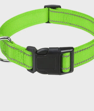 Reflecterende Hondenhalsband - Verstelbaar Nylon, Veilig en Duurzaam