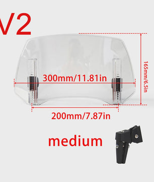 Universele Motor Windscherm Verlengstuk - Verstelbaar Spoiler Deflector