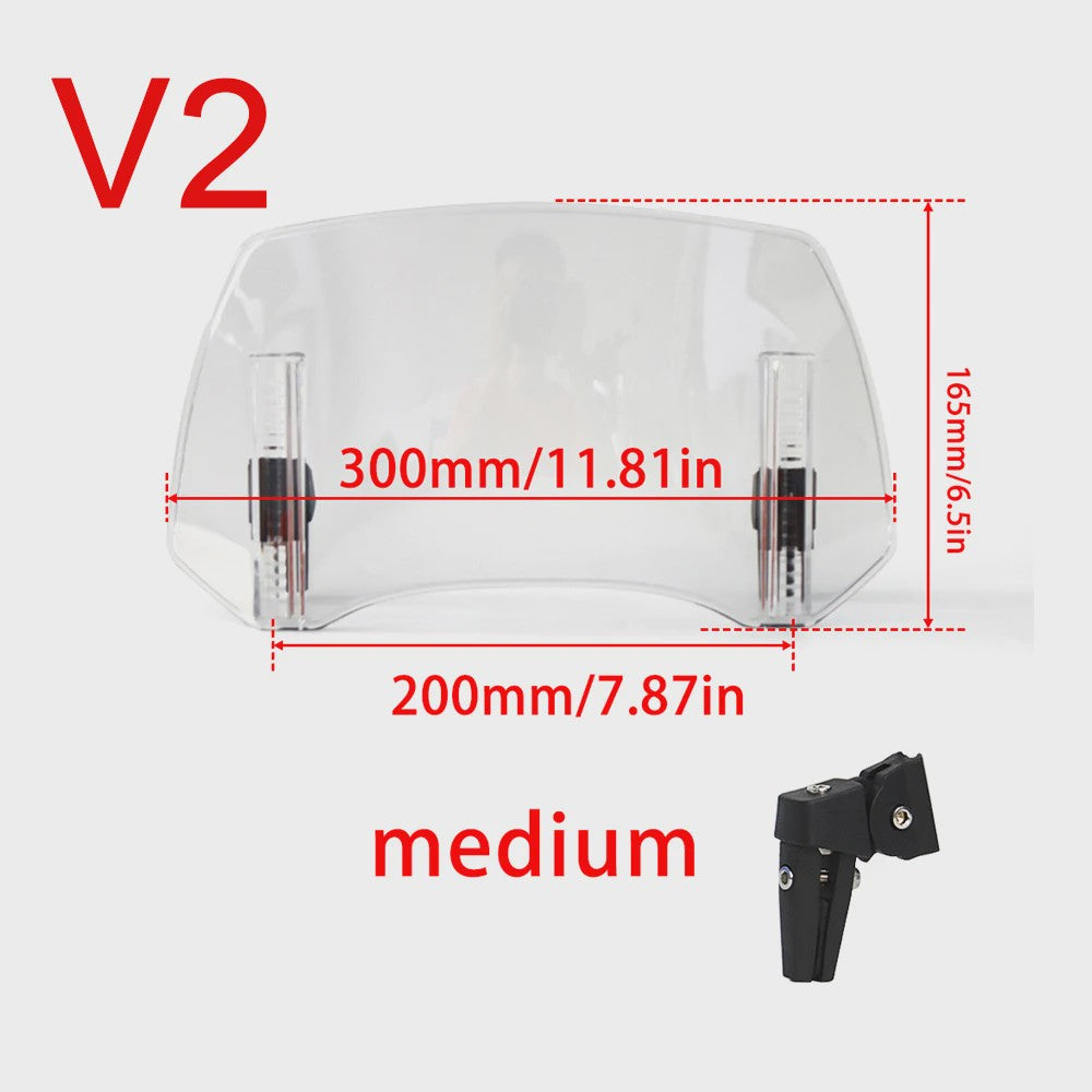 Universele Motor Windscherm Verlengstuk - Verstelbaar Spoiler Deflector