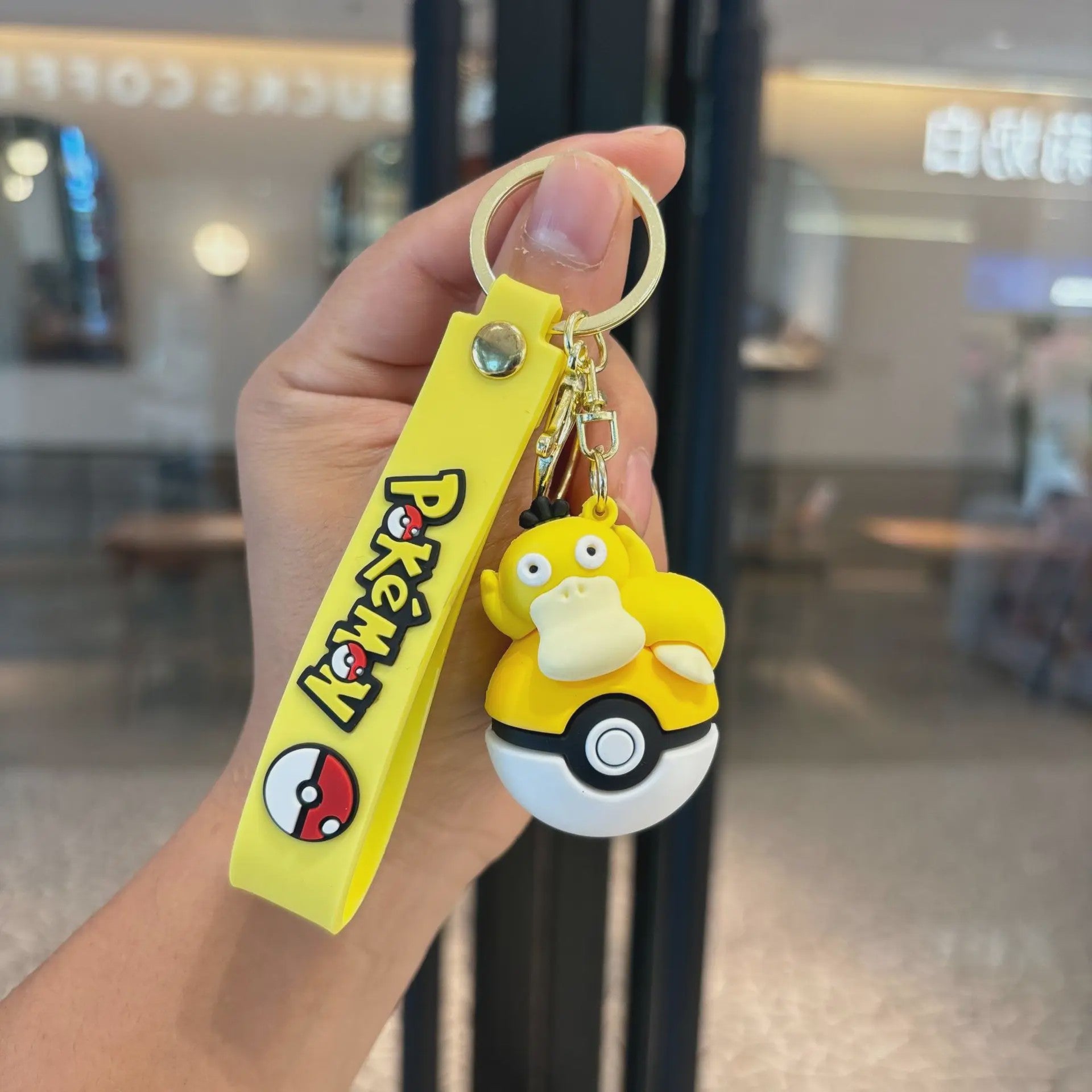Pokémon Sleutelhanger Set met Pikachu, Eevee & Charmander - Leuke Anime Accessoire voor Tassen & Rugzakken
