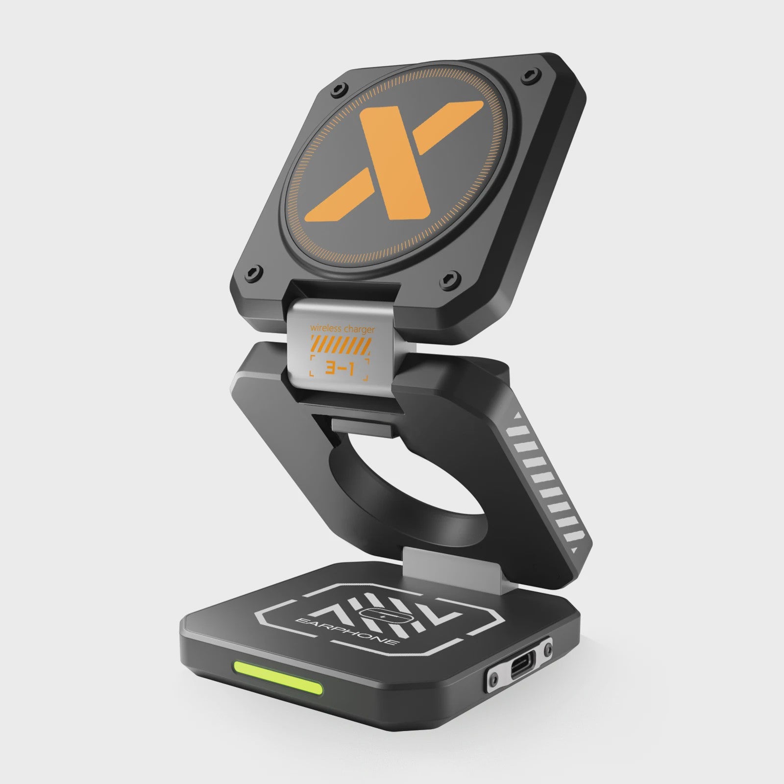 3-in-1 Magnetische Oplaadstation voor iPhone, Apple Watch & AirPods - Opvouwbaar