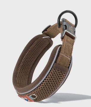 Gepersonaliseerde Hondenhalsband - Ademend Mesh, Reflecterend & Duurzaam