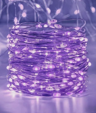 Sfeervolle Batterij-Aangedreven LED Snoerlichtjes met Koperdraad - 10-100 LED