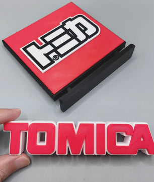 3D Geprint Logo Naamplaat voor Figuren Collectie - Video Game Thema