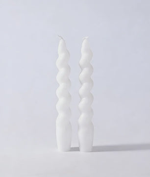 Set van 2 Gekleurde Spiraalkaarsen - Soja Was Aromatherapie Kaarsen voor Huisdecoratie & Cadeau