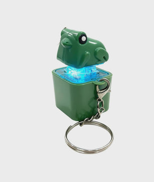 Grappige Kikker Sleutelhanger met Geluid & LED - Oplaadbare Fidget Toy