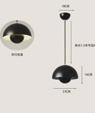 Moderne Design Hanglamp 'Bud' - 23cm - Meerdere Kleuren - Sfeervolle Verlichting