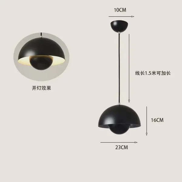 Moderne Design Hanglamp 'Bud' - 23cm - Meerdere Kleuren - Sfeervolle Verlichting