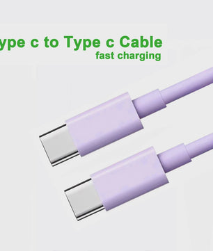 USB-C naar USB-C Kabel 60W PD Snelladen & Data | 1M/2M/3M