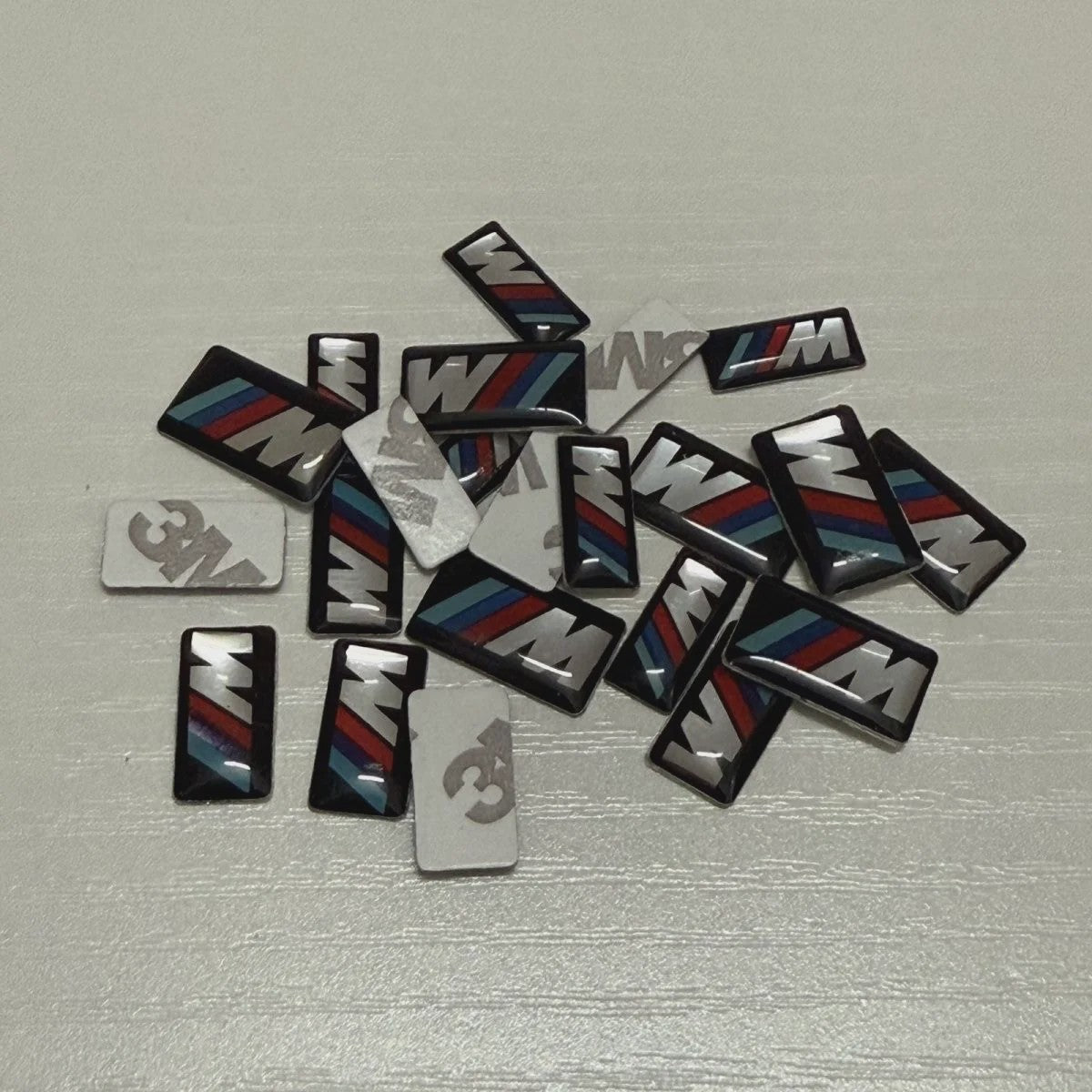 4x BMW M Performance Logo Embleem Stickers - Stuurwiel, Velgen & Interieur