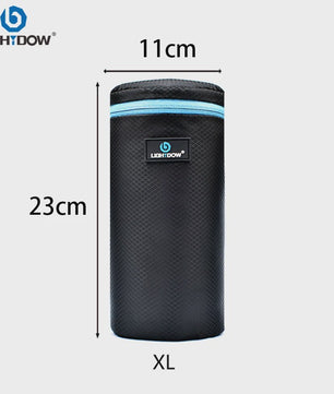 Draagbare Lens Tas voor DSLR Camera's - Bescherming voor Canon, Nikon, Sony