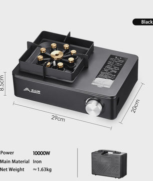 BISINNA Krachtige Camping Gasbrander 10000W - Ideaal voor Outdoor, Picknick & Barbecue