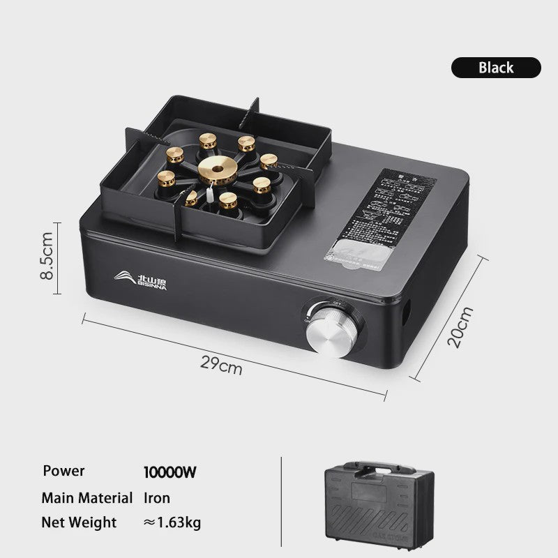 BISINNA Krachtige Camping Gasbrander 10000W - Ideaal voor Outdoor, Picknick & Barbecue