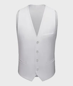 Stijlvol Heren Gilet - Slim Fit voor Bruiloft, Feest of Zakelijk