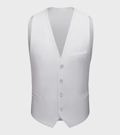 Stijlvol Heren Gilet - Slim Fit voor Bruiloft, Feest of Zakelijk