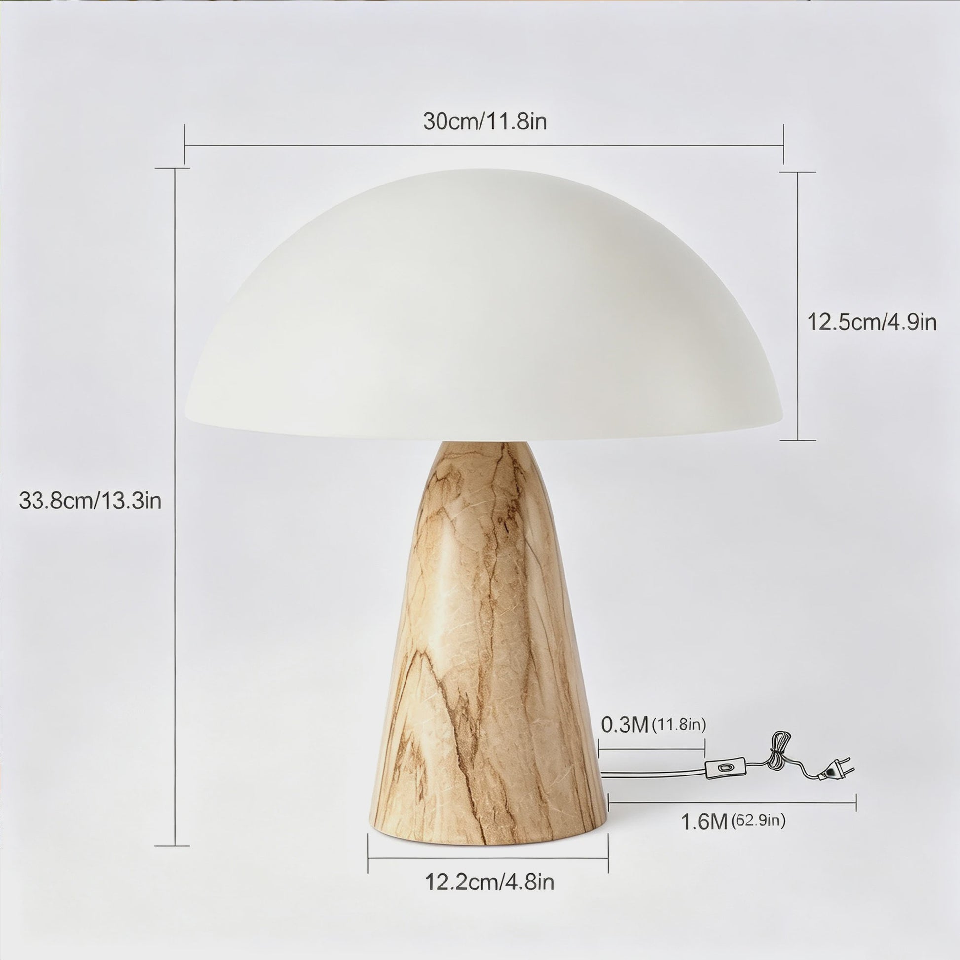 Sfeervolle Mushroom Tafellamp - Slaapkamer & Bureau Verlichting