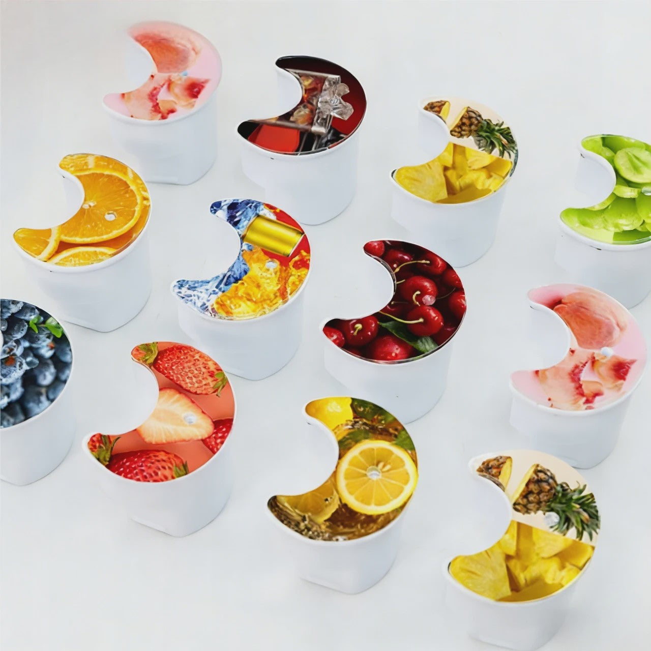 Leuke 650ml Drinkfles met Fruitgeur Capsules - Set van 5