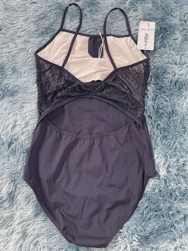 Elegante Ballet Leotard met Kant voor Dames - Perfect voor Dans en Yoga