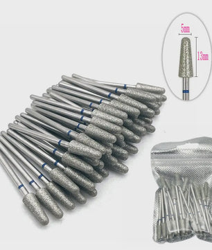 50 Stuks Diamant Freesjes Set - 2.35mm Schacht voor Nagel- en Tandheelkundig Gebruik