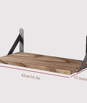 Houten Drijvende Wandplanken Set - Stijlvolle Opbergoplossingen voor Woonkamer, Keuken & Badkamer