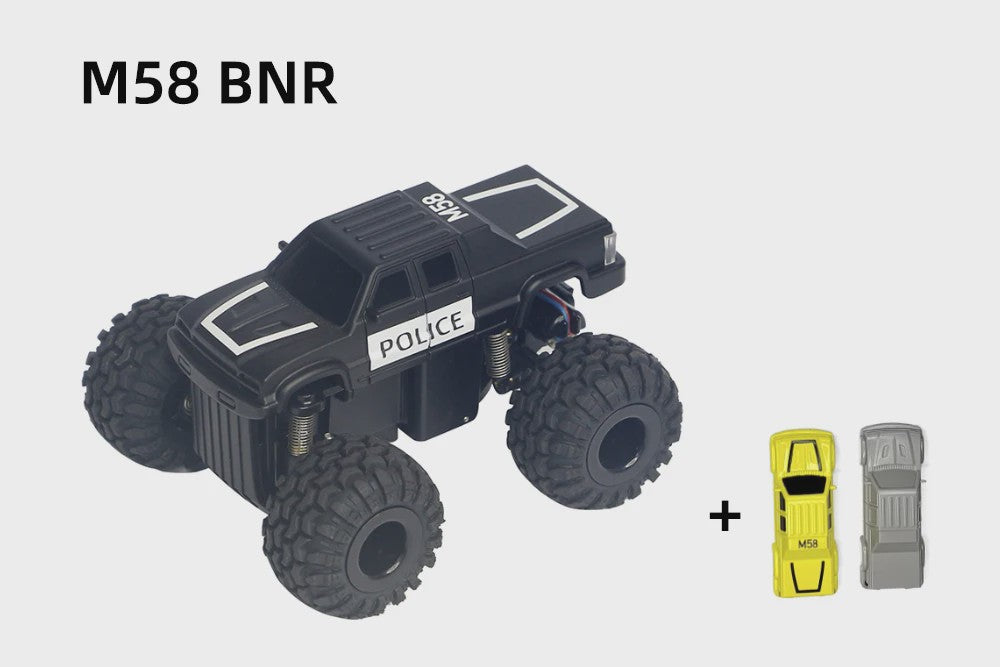 LDARC M58 1/58 RC Truck RTR - Miniatuur Off-Road Monster Truck met Afstandsbediening