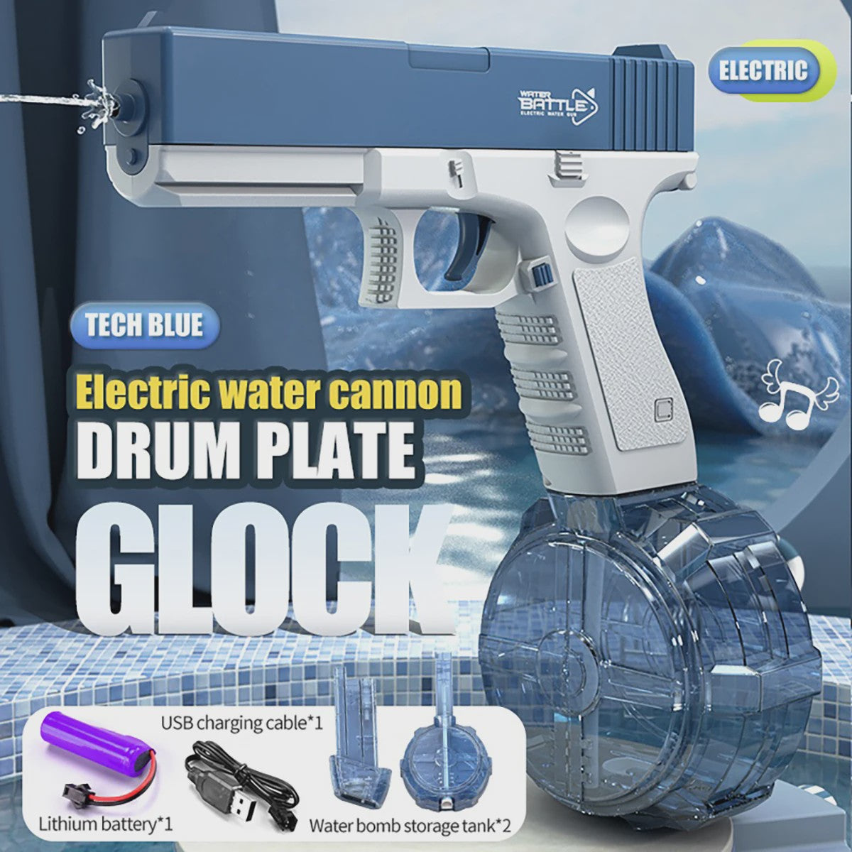 Elektrisch Waterpistool - Automatisch & Handmatig, 32FT Bereik, Oplaadbaar