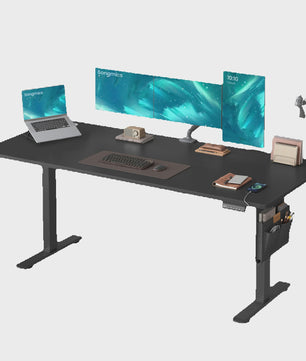 SONGMICS Elektrisch In hoogte Verstelbaar Bureau 180x80 cm met USB-C en Memory Functie