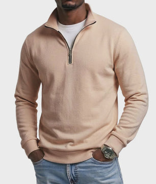 Heren Quarter Zip Pullover Hoodie - Comfortabele Outdoor Sweatshirt voor Heren