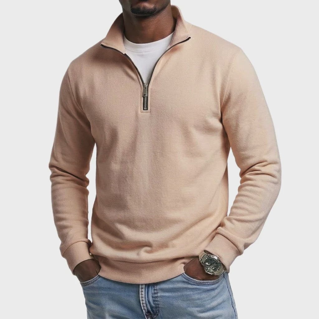 Heren Quarter Zip Pullover Hoodie - Comfortabele Outdoor Sweatshirt voor Heren