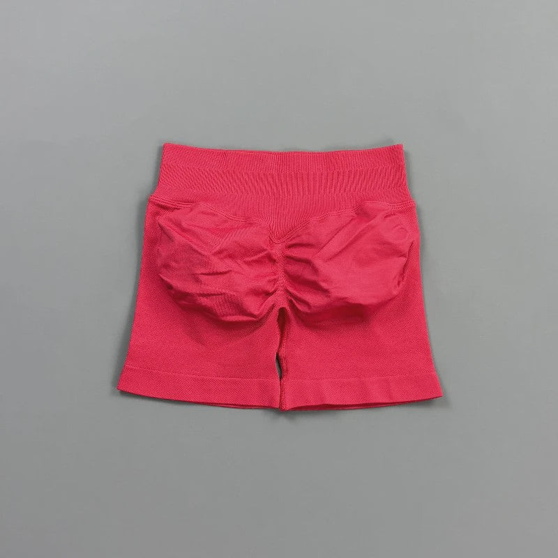 HISTELLO Seamless Biker Shorts Dames - Low Waist Scrunch Butt voor Fitness & Yoga