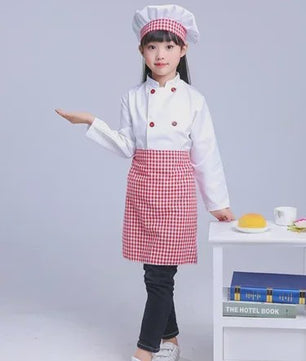 Kinder Koksuniform met Hoed - Keuken Koksbuis & Schort voor Feestjes en Cosplay