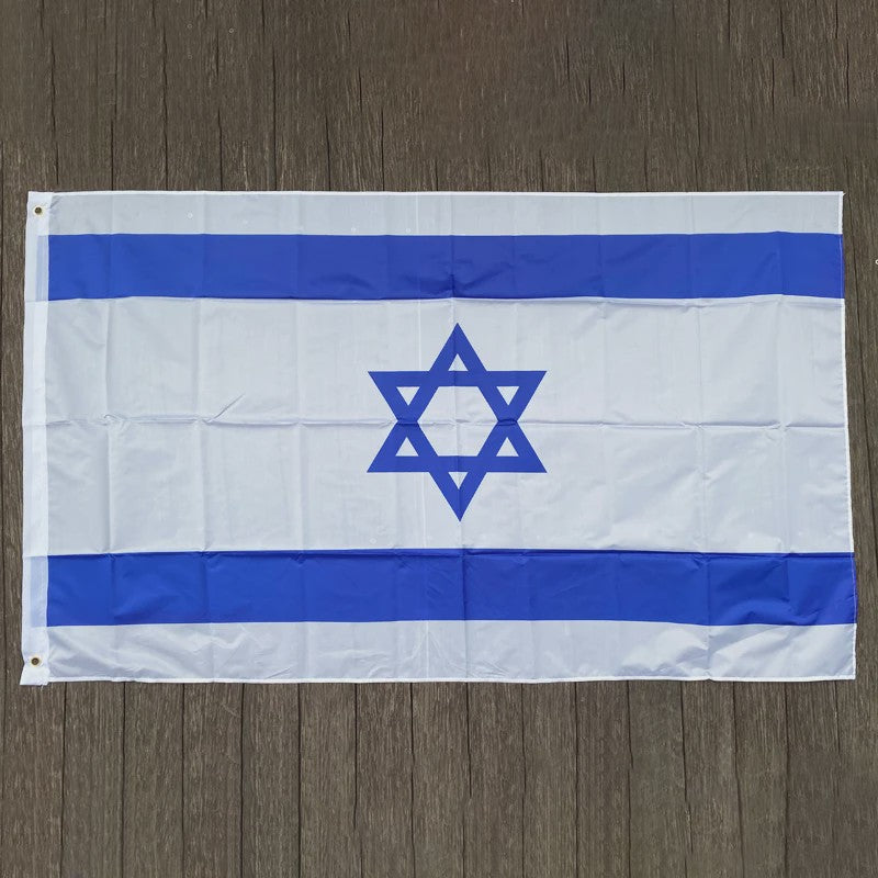 Israëlische Vlag 90x150cm - Polyester Nationale Vlag van Israël