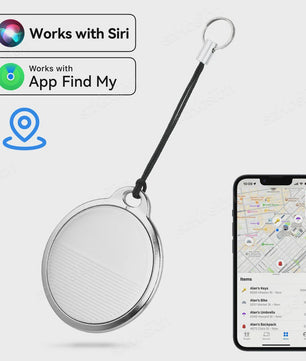 Mini GPS Tracker Smart Tag - Vind Je Sleutels, Tas of Huisdier met Apple Find My