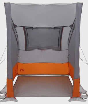 Grijze en Oranje Achterkleptent - 194 x 180 x 210 cm Taffeta