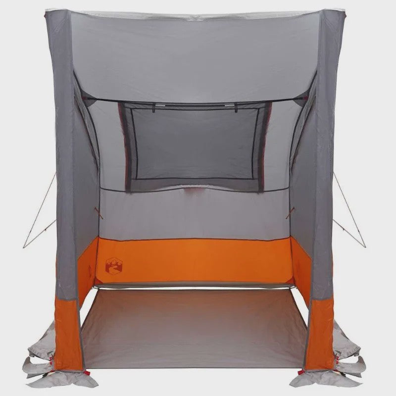 Grijze en Oranje Achterkleptent - 194 x 180 x 210 cm Taffeta
