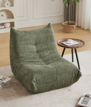 Moderne Chenille Togo Fauteuil - Comfortabele Lounge Stoel met Memory Foam