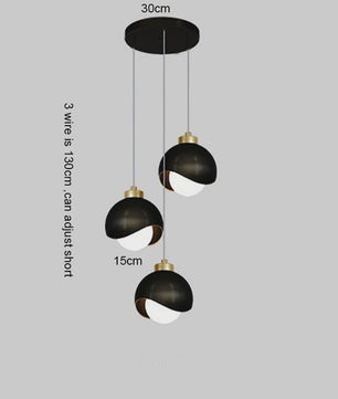 Moderne Hanglamp Glas Bol LED - Sfeervolle Verlichting voor Slaapkamer, Eetkamer & Keuken