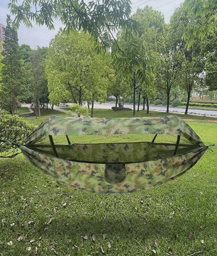 Dubbele Outdoor Hangmat met Klamboe en Anti-omval functie - Comfortabel Kamperen