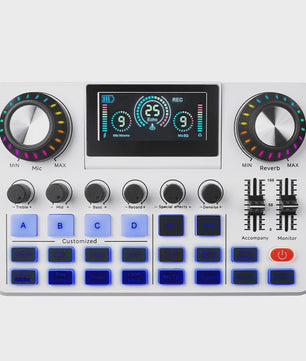 Live Sound Card YAMNWEO: Professionele Audio Mixer voor Streaming, Podcasting & Karaoke