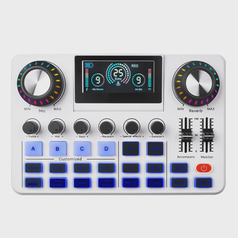 Live Sound Card YAMNWEO: Professionele Audio Mixer voor Streaming, Podcasting & Karaoke